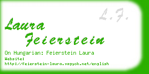 laura feierstein business card